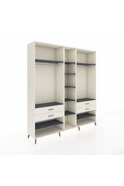 Hyperion Dolap 11 Raflı 4 Çekmeceli 2 Askılı 220x44x243 - S553M006V07B