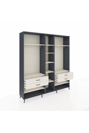 Hyperion Dolap 11 Raflı 4 Çekmeceli 2 Askılı 220x44x243 - S553M006V13B