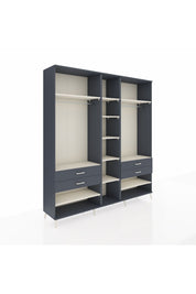 Hyperion Dolap 11 Raflı 4 Çekmeceli 2 Askılı 220x44x243 - S553M006V14B
