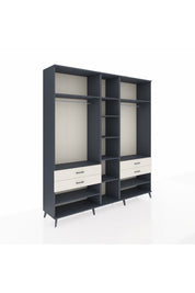 Hyperion Dolap 11 Raflı 4 Çekmeceli 2 Askılı 220x44x243 - S553M006V16B