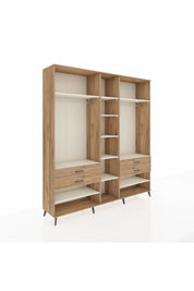 Hyperion Dolap 11 Raflı 4 Çekmeceli 2 Askılı 220x44x243 - S553M006V24B
