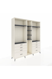 Hyperion Dolap 8 Raflı 8 Çekmeceli 3 Askılı 220x44x243 - S553M008V07B