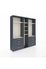 Hyperion Dolap 8 Raflı 8 Çekmeceli 3 Askılı 220x44x243 - S553M008V14B