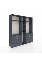 Hyperion Dolap 8 Raflı 8 Çekmeceli 3 Askılı 220x44x243 - S553M008V17B