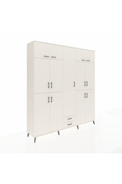 Hyperion Dolap 10 Raflı 2 Çekmeceli 4 Askılı 220x44x243 - S553M012V04B