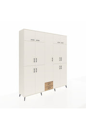 Hyperion Dolap 10 Raflı 2 Çekmeceli 4 Askılı 220x44x243 - S553M012V06B