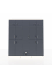 Hyperion Dolap 10 Raflı 2 Çekmeceli 4 Askılı 220x44x243 - S553M012V08B