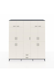 Hyperion Dolap 10 Raflı 2 Çekmeceli 4 Askılı 220x44x243 - S553M012V13B
