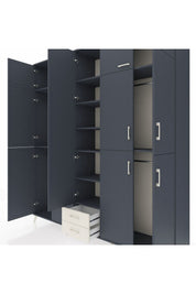 Hyperion Dolap 10 Raflı 2 Çekmeceli 4 Askılı 220x44x243 - S553M012V16B