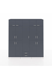 Hyperion Dolap 10 Raflı 2 Çekmeceli 4 Askılı 220x44x243 - S553M012V17B