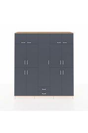 Hyperion Dolap 10 Raflı 2 Çekmeceli 4 Askılı 220x44x243 - S553M012V26B