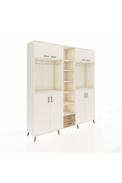 Hyperion Dolap 14 Raflı 2 Çekmeceli 2 Askılı 220x44x243 - S553M013V06B