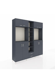 Hyperion Dolap 14 Raflı 2 Çekmeceli 2 Askılı 220x44x243 - S553M013V17B