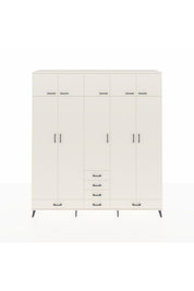 Hyperion Dolap 6 Raflı 6 Çekmeceli 4 Askılı 220x44x243 - S553M014V04B