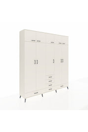 Hyperion Dolap 6 Raflı 6 Çekmeceli 4 Askılı 220x44x243 - S553M014V04B