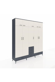 Hyperion Dolap 6 Raflı 6 Çekmeceli 4 Askılı 220x44x243 - S553M014V14B