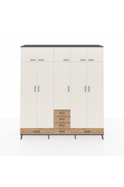 Hyperion Dolap 6 Raflı 6 Çekmeceli 4 Askılı 220x44x243 - S553M014V15B