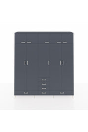 Hyperion Dolap 6 Raflı 6 Çekmeceli 4 Askılı 220x44x243 - S553M014V17B