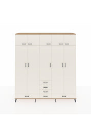 Hyperion Dolap 6 Raflı 6 Çekmeceli 4 Askılı 220x44x243 - S553M014V22B