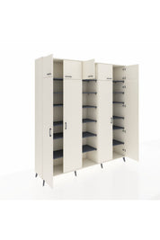 Hyperion Dolap 18 Raflı 9 Kapaklı 220x44x243 - S553M015V05B