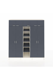 Hyperion Dolap 18 Raflı 9 Kapaklı 220x44x243 - S553M015V08B