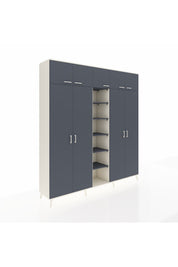 Hyperion Dolap 18 Raflı 9 Kapaklı 220x44x243 - S553M015V08B