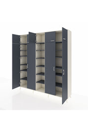 Hyperion Dolap 18 Raflı 9 Kapaklı 220x44x243 - S553M015V08B