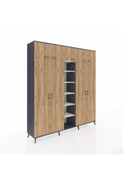 Hyperion Dolap 18 Raflı 9 Kapaklı 220x44x243 - S553M015V10B