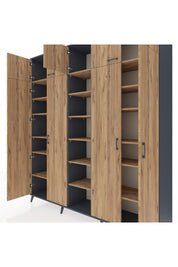 Hyperion Dolap 18 Raflı 9 Kapaklı 220x44x243 - S553M015V12B