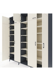 Hyperion Dolap 18 Raflı 9 Kapaklı 220x44x243 - S553M015V13B