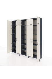 Hyperion Dolap 18 Raflı 9 Kapaklı 220x44x243 - S553M015V14B