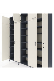 Hyperion Dolap 18 Raflı 9 Kapaklı 220x44x243 - S553M015V14B