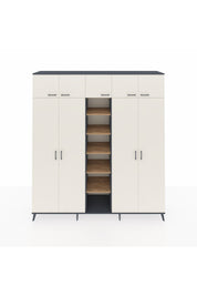 Hyperion Dolap 18 Raflı 9 Kapaklı 220x44x243 - S553M015V15B