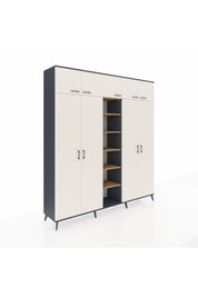 Hyperion Dolap 18 Raflı 9 Kapaklı 220x44x243 - S553M015V15B