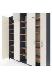 Hyperion Dolap 18 Raflı 9 Kapaklı 220x44x243 - S553M015V15B