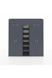 Hyperion Dolap 18 Raflı 9 Kapaklı 220x44x243 - S553M015V17B
