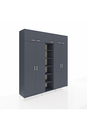 Hyperion Dolap 18 Raflı 9 Kapaklı 220x44x243 - S553M015V17B