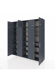 Hyperion Dolap 18 Raflı 9 Kapaklı 220x44x243 - S553M015V17B