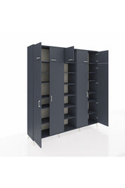 Hyperion Dolap 18 Raflı 9 Kapaklı 220x44x243 - S553M015V17B