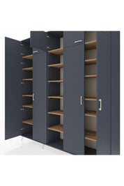 Hyperion Dolap 18 Raflı 9 Kapaklı 220x44x243 - S553M015V18B