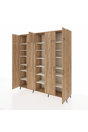Hyperion Dolap 18 Raflı 9 Kapaklı 220x44x243 - S553M015V19B