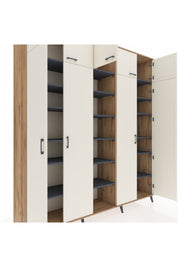 Hyperion Dolap 18 Raflı 9 Kapaklı 220x44x243 - S553M015V23B