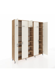 Hyperion Dolap 18 Raflı 9 Kapaklı 220x44x243 - S553M015V24B