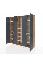 Hyperion Dolap 18 Raflı 9 Kapaklı 220x44x243 - S553M015V25B