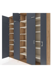 Hyperion Dolap 18 Raflı 9 Kapaklı 220x44x243 - S553M015V25B