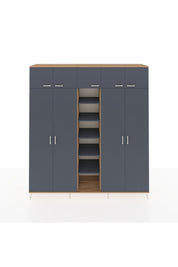 Hyperion Dolap 18 Raflı 9 Kapaklı 220x44x243 - S553M015V26B
