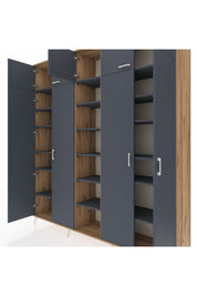 Hyperion Dolap 18 Raflı 9 Kapaklı 220x44x243 - S553M015V26B