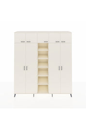 Hyperion Dolap 12 Raflı 9 Kapaklı 2 Askılı 220x44x243 - S553M016V04B