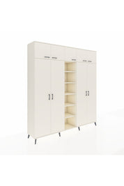 Hyperion Dolap 12 Raflı 9 Kapaklı 2 Askılı 220x44x243 - S553M016V04B