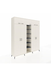 Hyperion Dolap 12 Raflı 9 Kapaklı 2 Askılı 220x44x243 - S553M016V05B